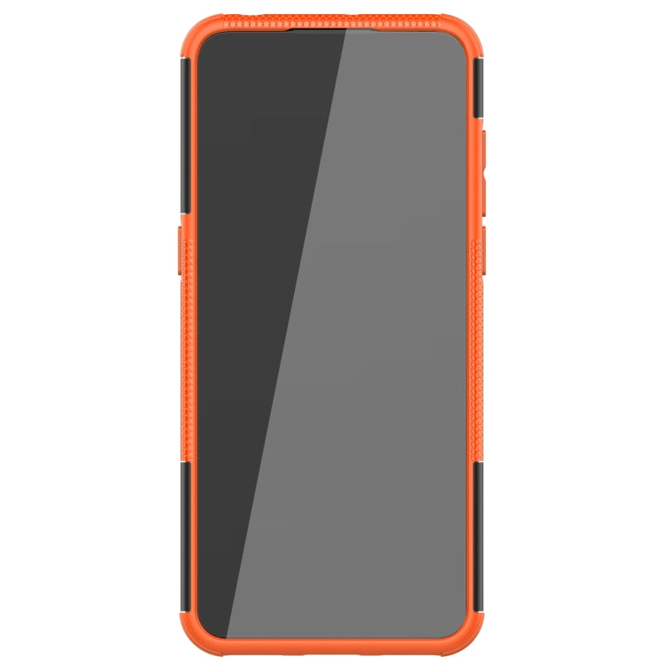 For Alcatel 3L (2021) Tire Texture Shockproof TPU+PC Protective Case with Holder