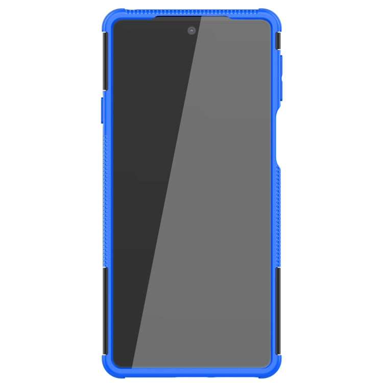For Motorola Edge 20 Tire Texture Shockproof TPU+PC Protective Case with Holder
