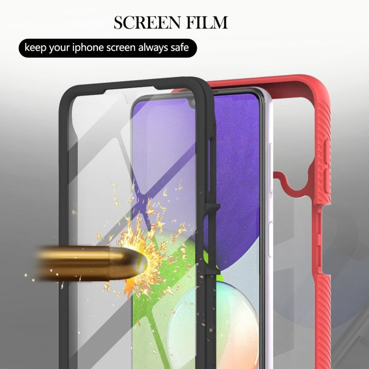 For Samsung Galaxy A22 4G Starry Sky Full Body Hybrid Shockproof Phone Case