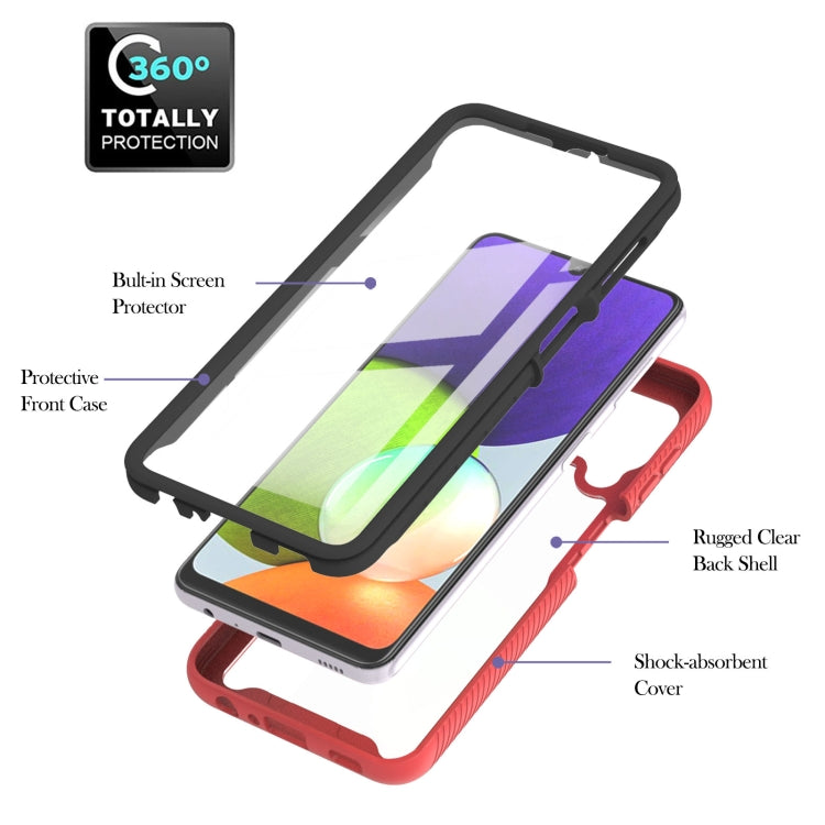 For Samsung Galaxy A22 4G Starry Sky Full Body Hybrid Shockproof Phone Case