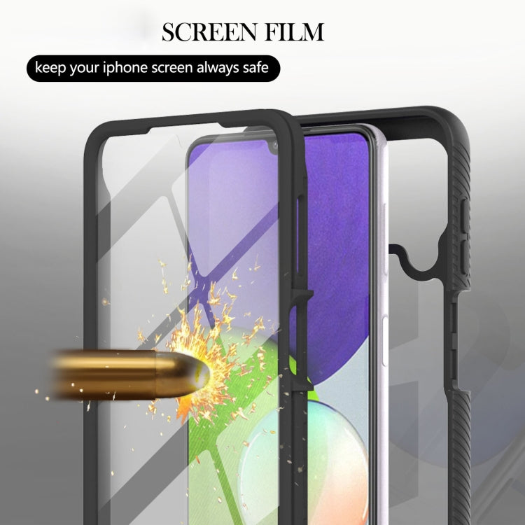 For Samsung Galaxy A22 4G Starry Sky Full Body Hybrid Shockproof Phone Case