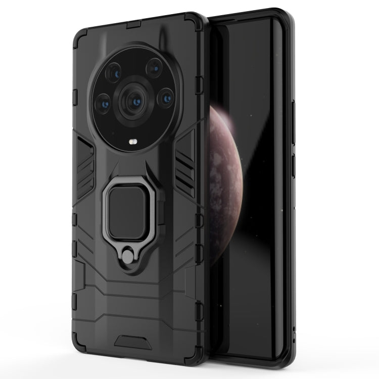 For Honor Magic3 Pro+ PC + TPU Shockproof Protective Case with Magnetic Ring Holder