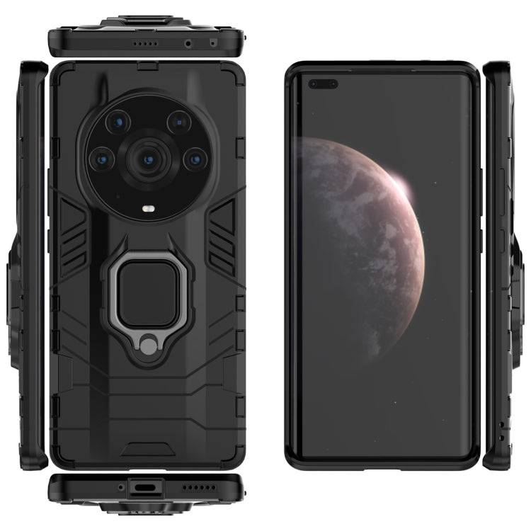 For Honor Magic3 Pro+ PC + TPU Shockproof Protective Case with Magnetic Ring Holder