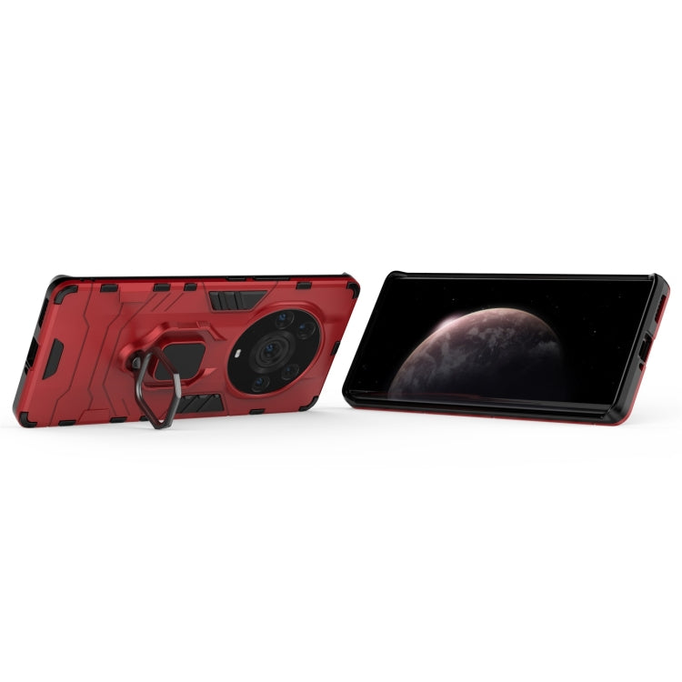 For Honor Magic3 Pro+ PC + TPU Shockproof Protective Case with Magnetic Ring Holder