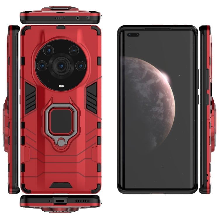 For Honor Magic3 Pro+ PC + TPU Shockproof Protective Case with Magnetic Ring Holder