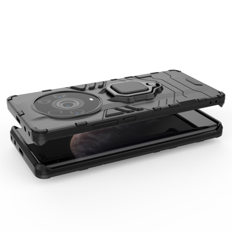 For Honor Magic3 Pro+ PC + TPU Shockproof Protective Case with Magnetic Ring Holder