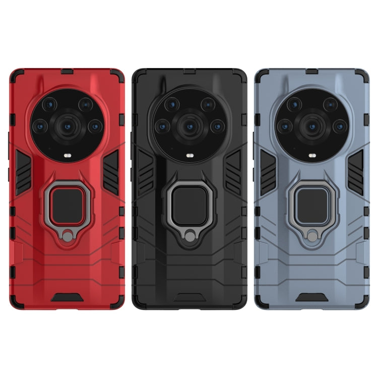 For Honor Magic3 Pro+ PC + TPU Shockproof Protective Case with Magnetic Ring Holder