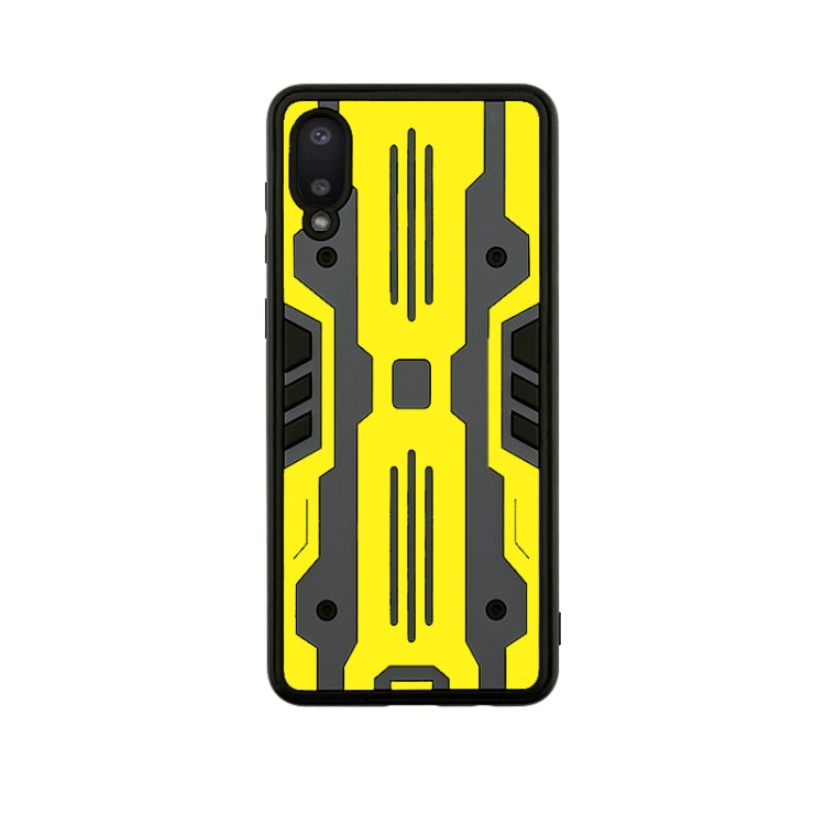 For Samsung Galaxy A02 Armor Matte PC + TPU Shockproof Case