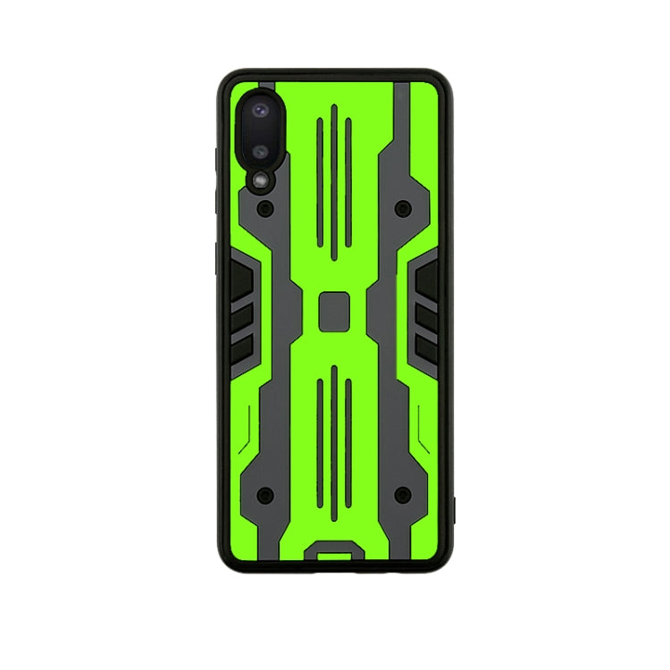 For Samsung Galaxy A02 Armor Matte PC + TPU Shockproof Case