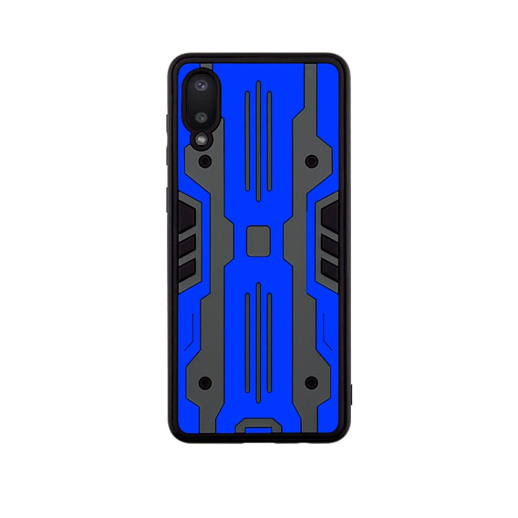 For Samsung Galaxy A02 Armor Matte PC + TPU Shockproof Case