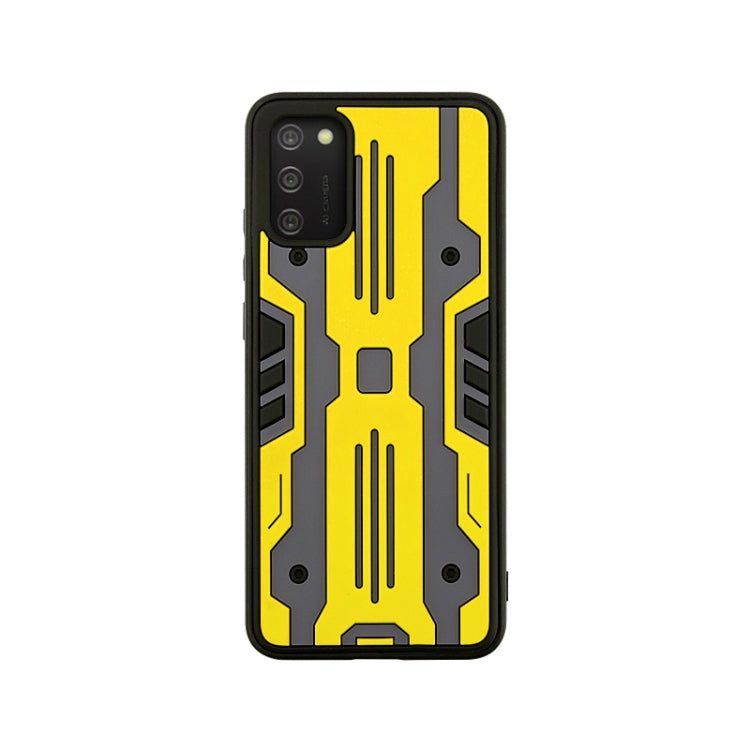 For Samsung Galaxy A02s Armor Matte PC + TPU Shockproof Case