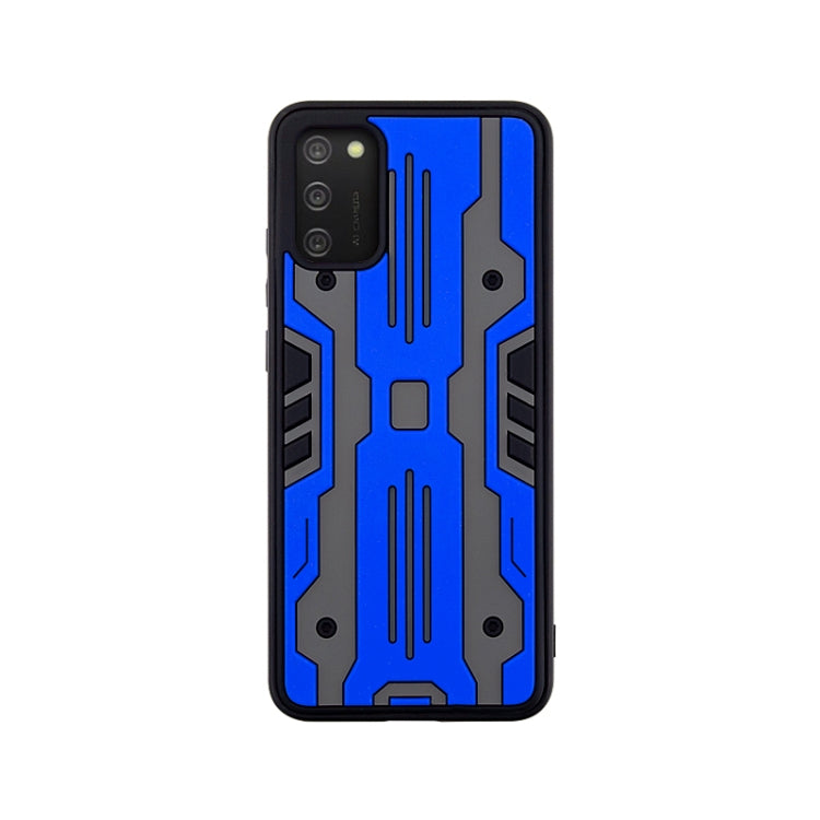For Samsung Galaxy A02s Armor Matte PC + TPU Shockproof Case