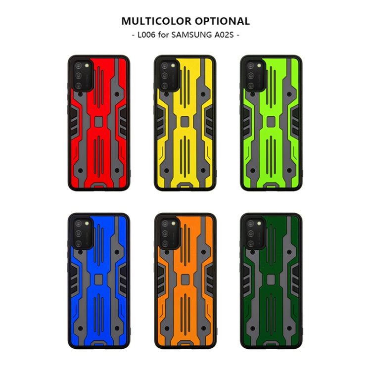 For Samsung Galaxy A02s Armor Matte PC + TPU Shockproof Case