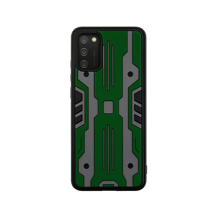For Samsung Galaxy A02s Armor Matte PC + TPU Shockproof Case
