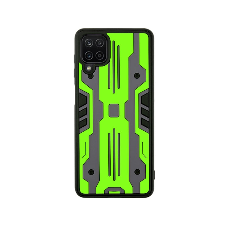 For Samsung Galaxy A12 5G Armor Matte PC + TPU Shockproof Case