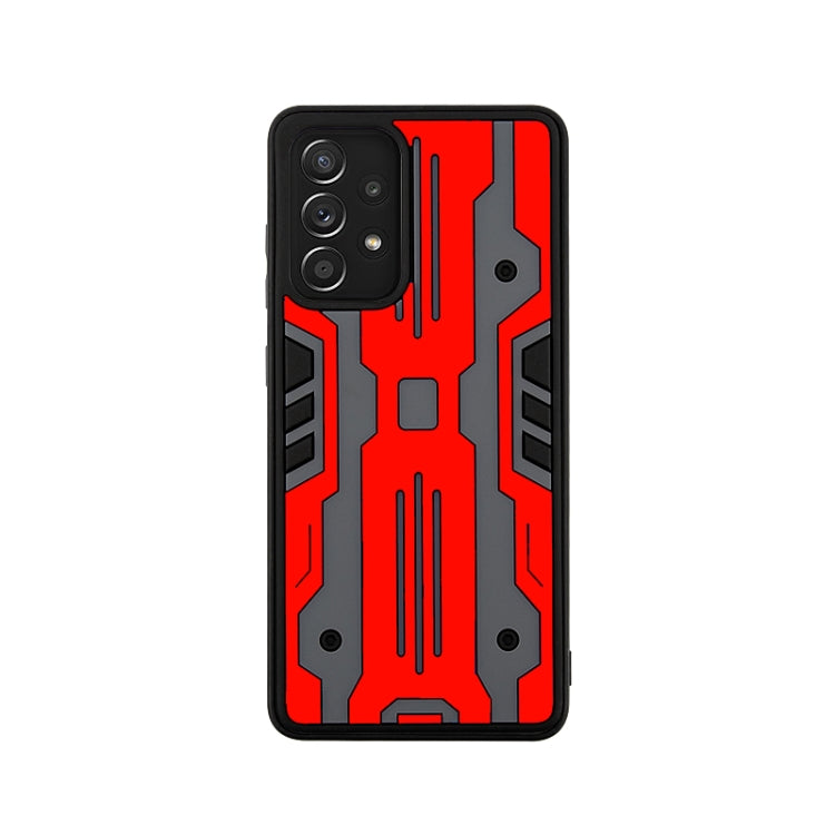 For Samsung Galaxy A52 Armor Matte PC + TPU Shockproof Case