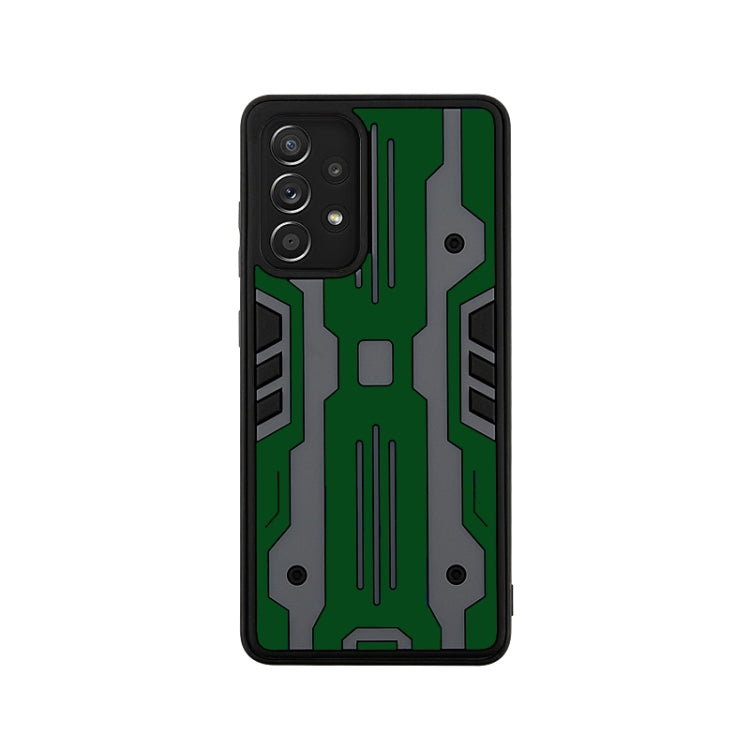 For Samsung Galaxy A52 Armor Matte PC + TPU Shockproof Case