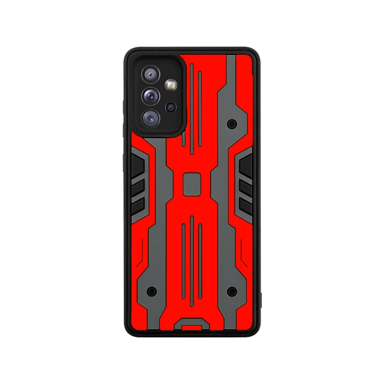 For Samsung Galaxy A72 Armor Matte PC + TPU Shockproof Case