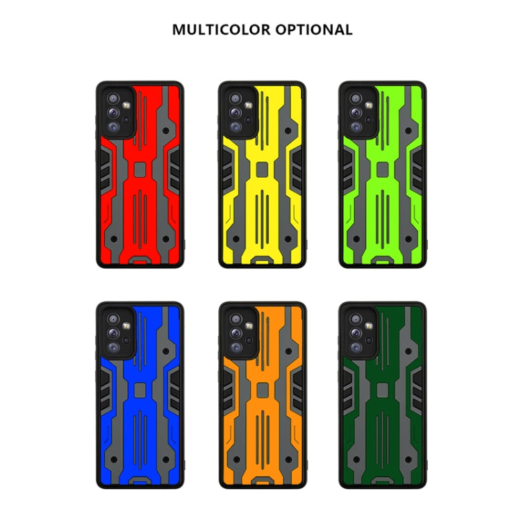 For Samsung Galaxy A72 Armor Matte PC + TPU Shockproof Case