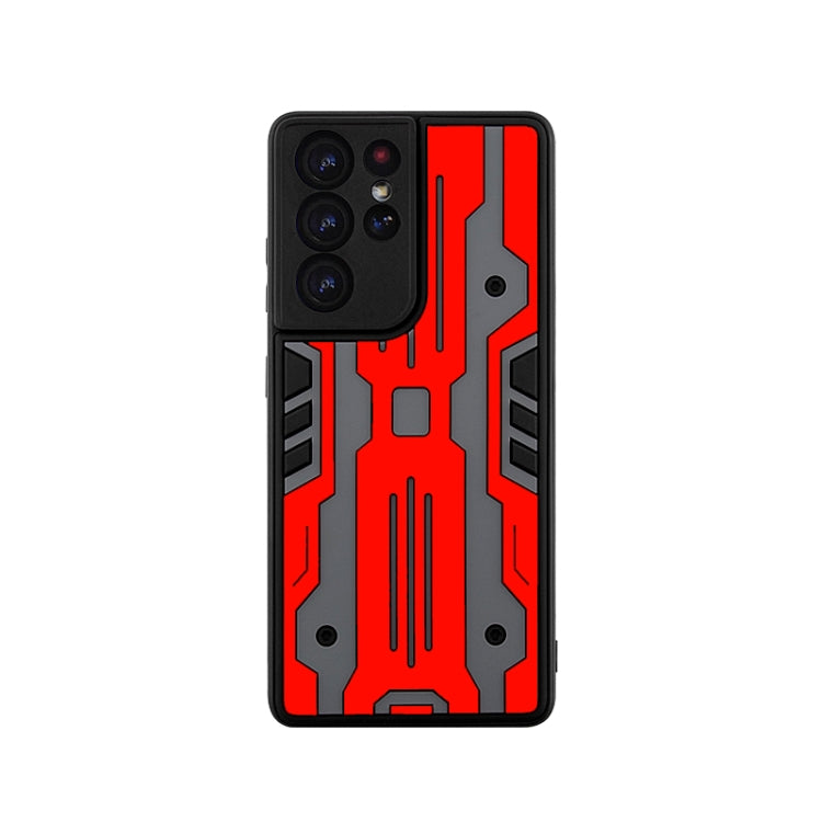 For Samsung Galaxy S21 Ultra 5G Armor Matte PC + TPU Shockproof Case