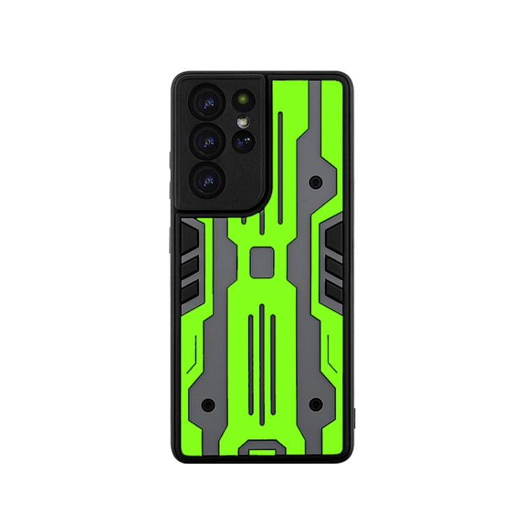 For Samsung Galaxy S21 Ultra 5G Armor Matte PC + TPU Shockproof Case
