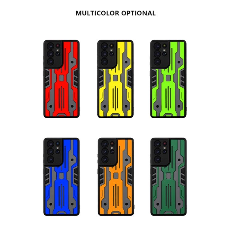 For Samsung Galaxy S21 Ultra 5G Armor Matte PC + TPU Shockproof Case