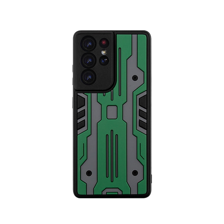 For Samsung Galaxy S21 Ultra 5G Armor Matte PC + TPU Shockproof Case