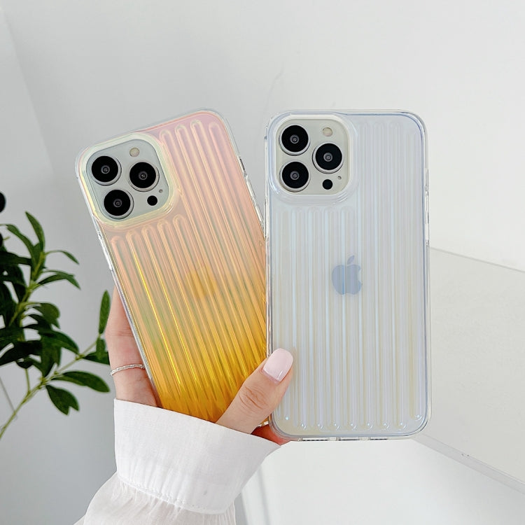 For iPhone 13 Suitcase Stripe Dual-side Laminating TPU Protective Case