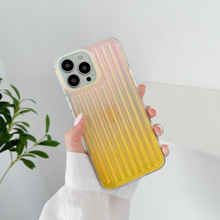 For iPhone 13 Pro Max Suitcase Stripe Dual-side Laminating TPU Protective Case