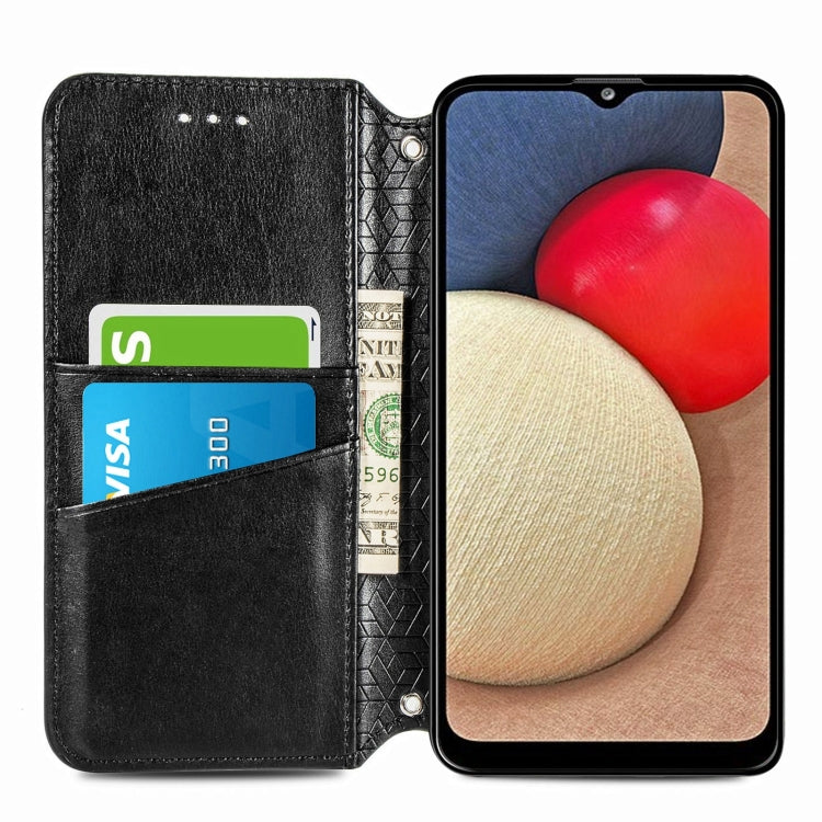 For Samsung Galaxy A03s 166mm Blooming Mandala Embossed Pattern Magnetic Horizontal Flip Leather Case with Holder & Card Slots & Wallet
