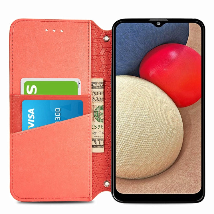 For Samsung Galaxy A03s 166mm Blooming Mandala Embossed Pattern Magnetic Horizontal Flip Leather Case with Holder & Card Slots & Wallet