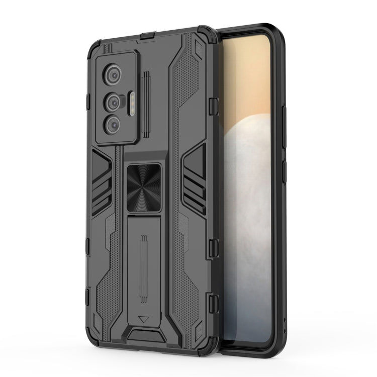 For vivo X70 Supersonic PC + TPU Shock-proof Protective Case with Holder