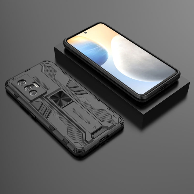 For vivo X70 Supersonic PC + TPU Shock-proof Protective Case with Holder