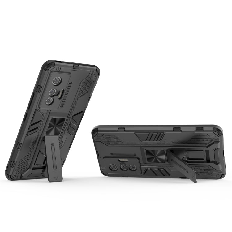 For vivo X70 Supersonic PC + TPU Shock-proof Protective Case with Holder