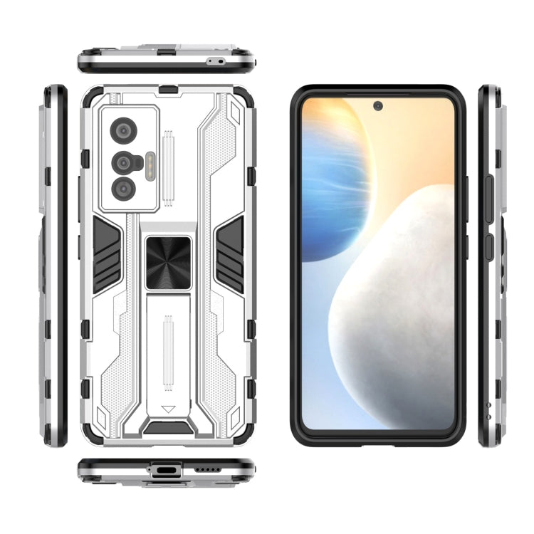 For vivo X70 Supersonic PC + TPU Shock-proof Protective Case with Holder