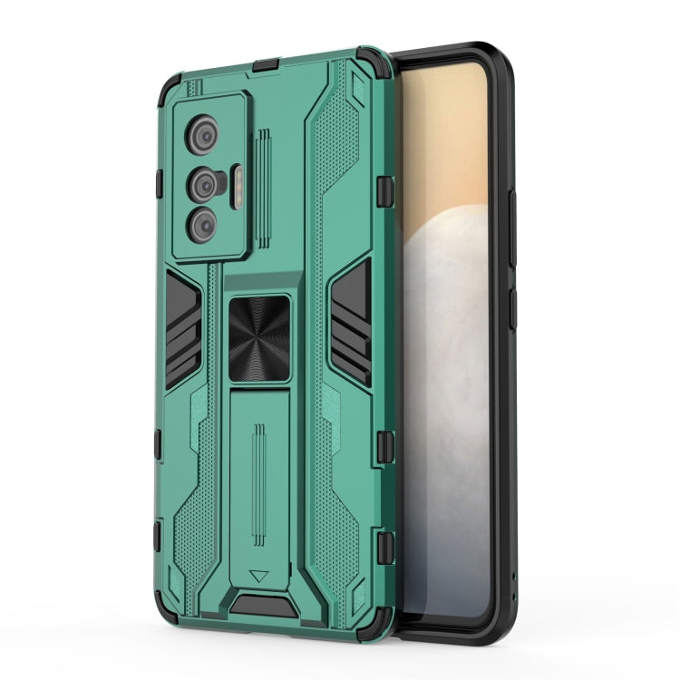 For vivo X70 Supersonic PC + TPU Shock-proof Protective Case with Holder