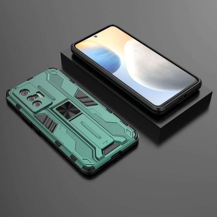 For vivo X70 Supersonic PC + TPU Shock-proof Protective Case with Holder