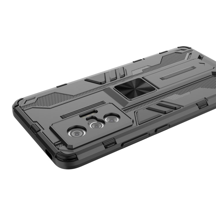 For vivo X70 Supersonic PC + TPU Shock-proof Protective Case with Holder
