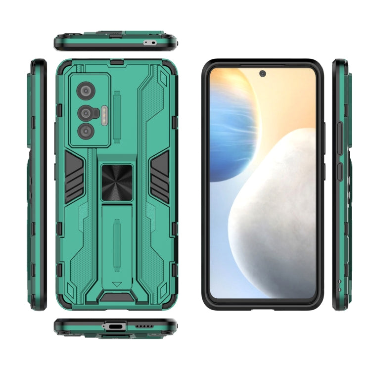 For vivo X70 Supersonic PC + TPU Shock-proof Protective Case with Holder