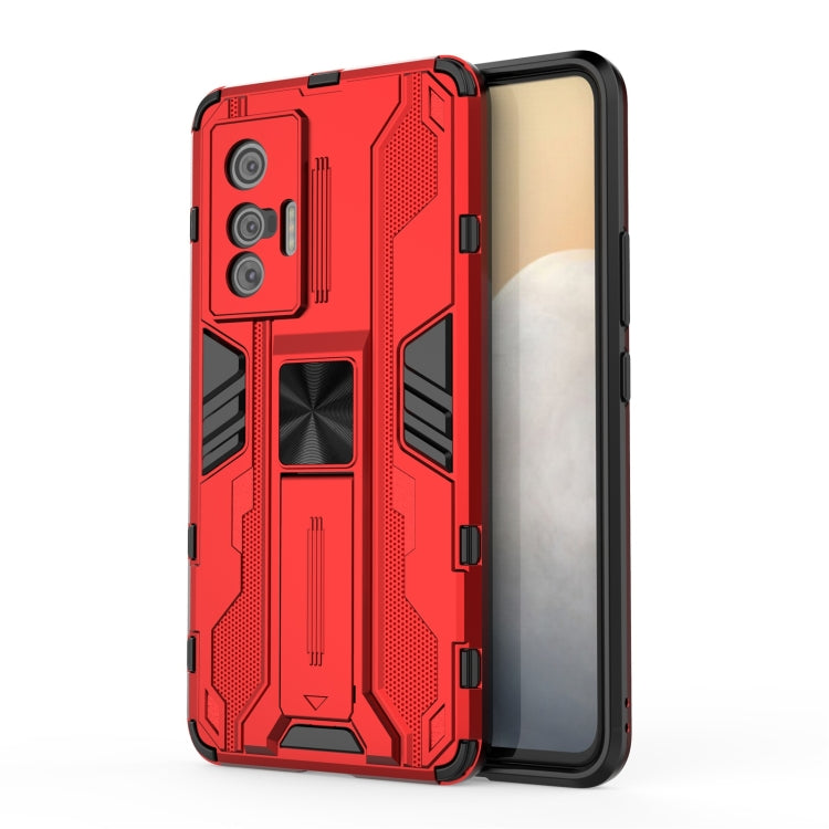 For vivo X70 Supersonic PC + TPU Shock-proof Protective Case with Holder