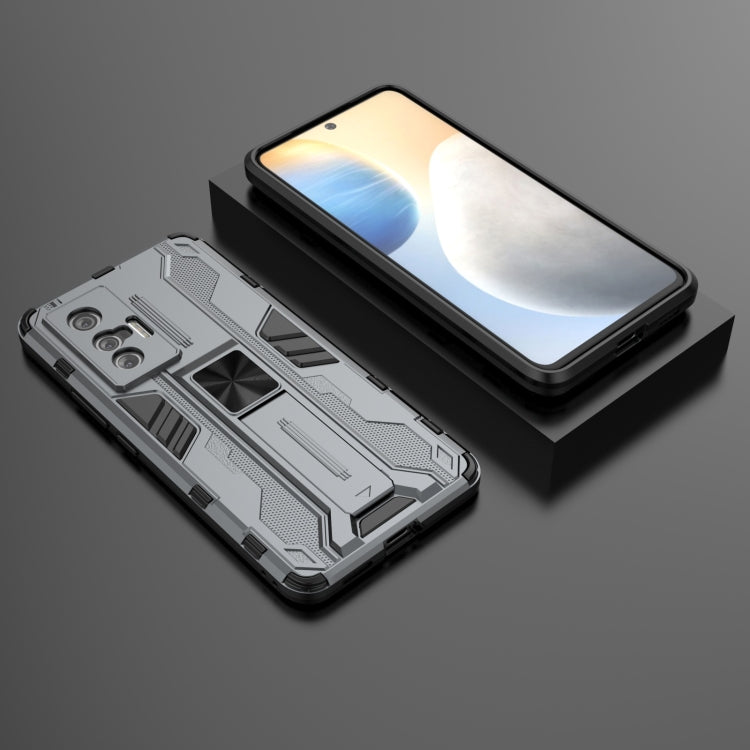 For vivo X70 Supersonic PC + TPU Shock-proof Protective Case with Holder