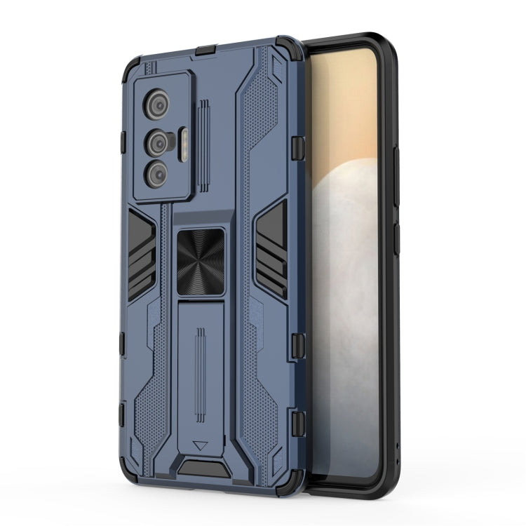 For vivo X70 Supersonic PC + TPU Shock-proof Protective Case with Holder
