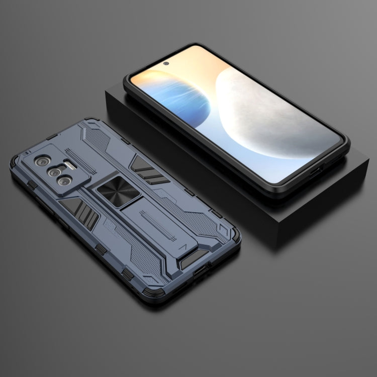 For vivo X70 Supersonic PC + TPU Shock-proof Protective Case with Holder