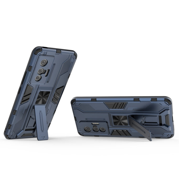 For vivo X70 Supersonic PC + TPU Shock-proof Protective Case with Holder