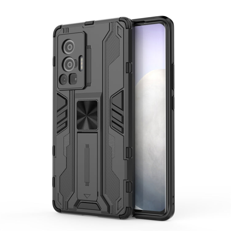 For vivo X70 Pro Supersonic PC + TPU Shock-proof Protective Case with Holder