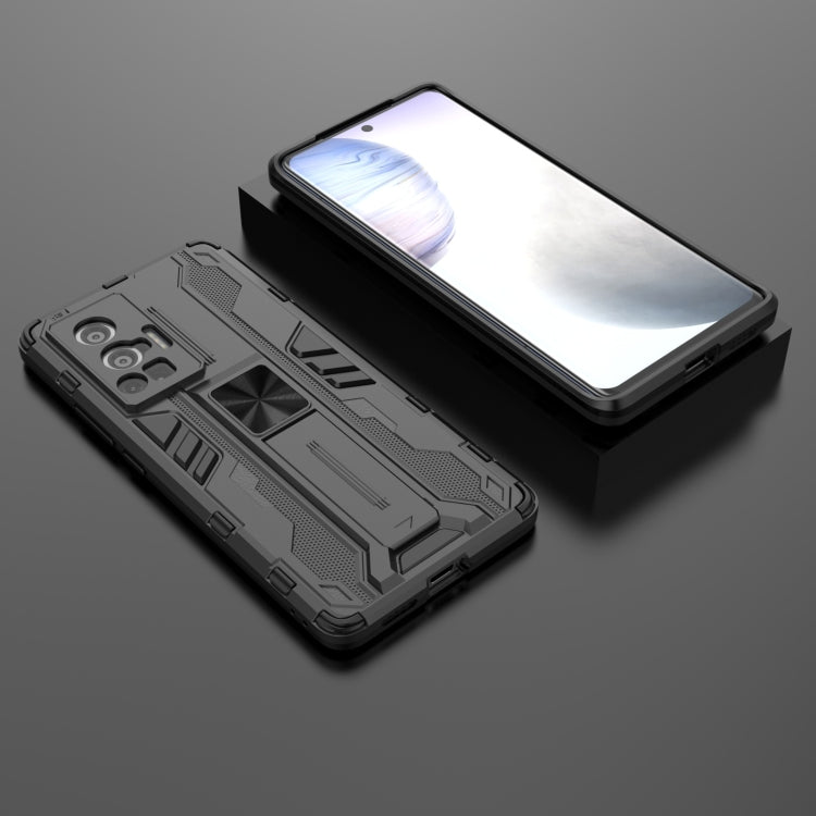 For vivo X70 Pro Supersonic PC + TPU Shock-proof Protective Case with Holder