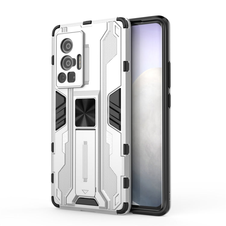 For vivo X70 Pro Supersonic PC + TPU Shock-proof Protective Case with Holder