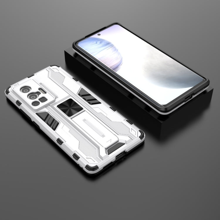 For vivo X70 Pro Supersonic PC + TPU Shock-proof Protective Case with Holder