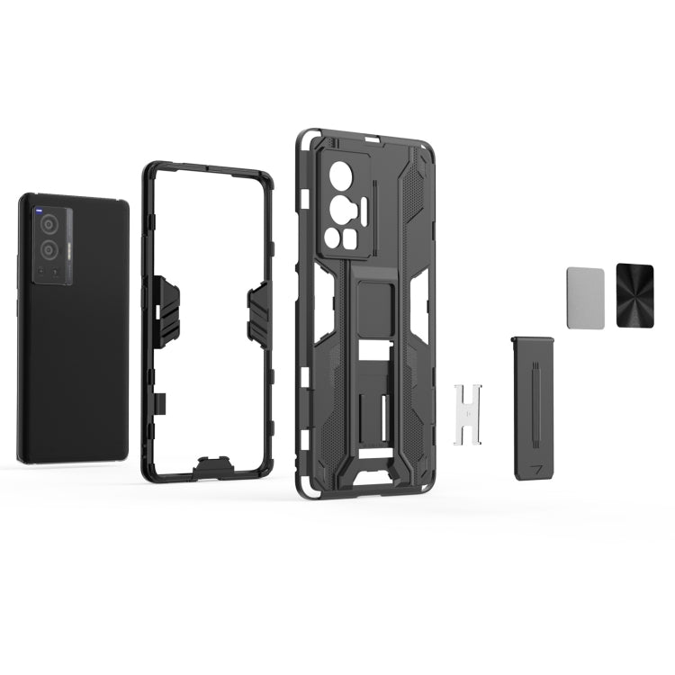 For vivo X70 Pro Supersonic PC + TPU Shock-proof Protective Case with Holder
