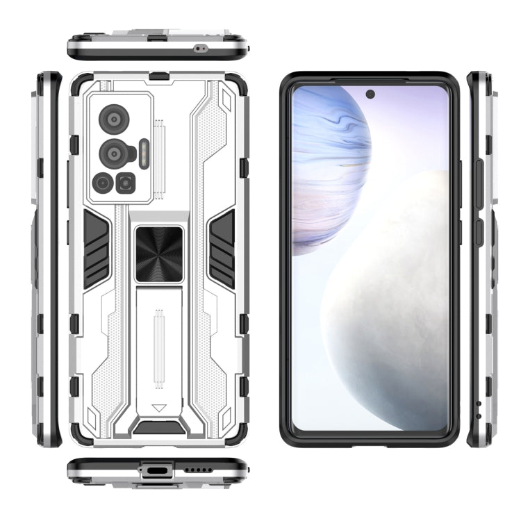 For vivo X70 Pro Supersonic PC + TPU Shock-proof Protective Case with Holder